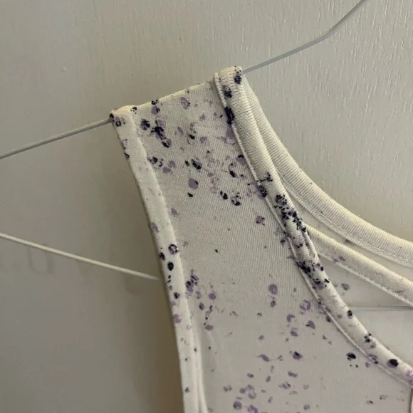 a.n.a White and Purple Women's Top - Picture 4 of 7